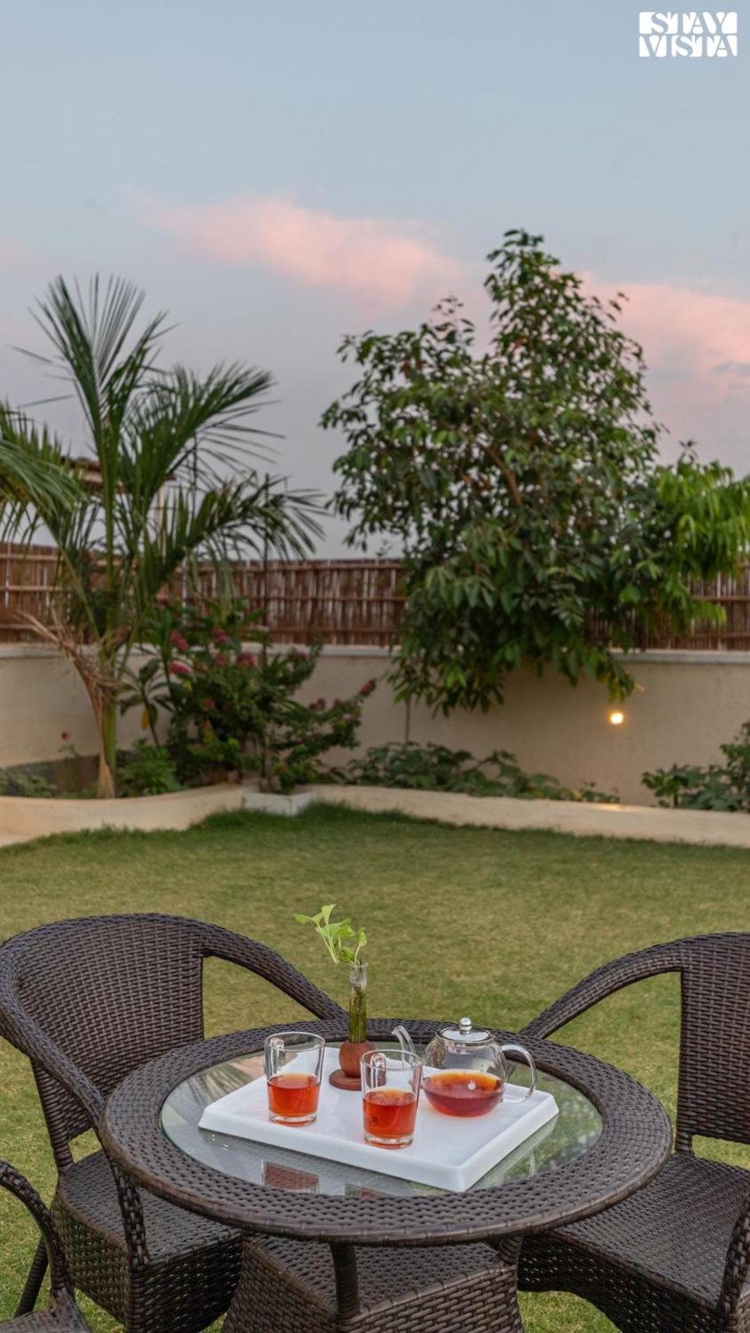 Free Birds Nest With Pvt Pool & Garden At Jaipur By Stayvista Exterior foto